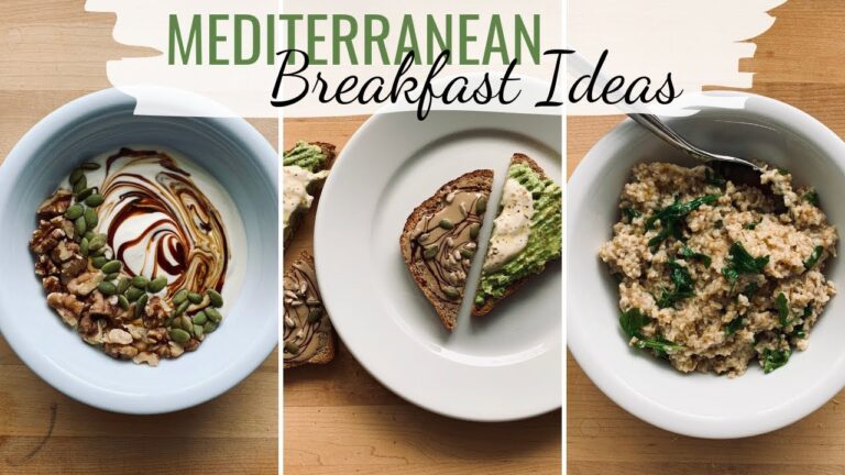 Five-best Eight-Min Anti Inflammatory Mediterranean Diet Breakfast Tips for Busy girls👩‍🍳
